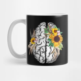 Brain Floral, Mental Health Matters 28 Mug